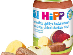 HiPP JUNIOR BIO Červ.řepa s jablky a hov.m. 220g C-111