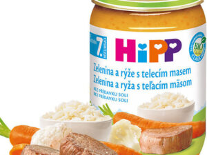 HiPP JUNIOR BIO Zel.s rýží a telec.m. 220g C-93