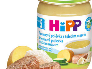 HiPP POLÉVKY BIO Zeleninová s telecím m. 190g C-105