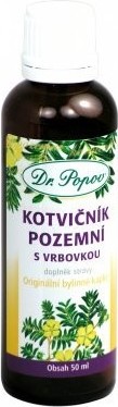 Dr.Popov Kapky bylinné Kotvičník s vrbovkou 50ml