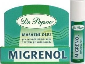 Dr.Popov Migrenol roll-on masážní olej 6ml