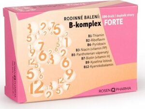 Rosen B-komplex FORTE drg.100 rodinné balení