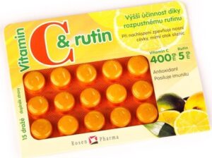 Rosen Vit.C+rutin 400mg drg.15