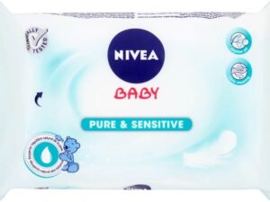 NIVEA Baby čist.ubrousky Sensitive 63ks 86144