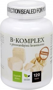Natural Medicaments B-komplex s piv.kvas.tbl.120