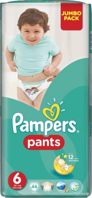 Pampers kalhotkové plenky Jumbo Pack S6 44ks