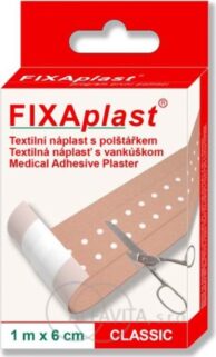 FIXAplast tex. náplast s polštářkem CLASSIC 1mx6cm