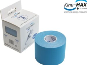 KineMAX 4Way kinesiology tape modrá 5cmx5m