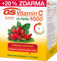 GS Vitamin C1000 se šípky tbl.50+10 2016 - II. jakost