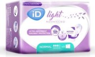 VLOŽKY ABSORPČNÍ ID LIGHT NORMAL 330ML,COTTON FEEL,JEDNOTLIVĚ BALENÉ,12KS