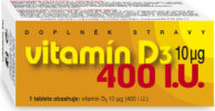 NATURVITA Vitamín D3 400 I.U. tbl.90