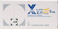 XYZAL 5MG potahované tablety 14