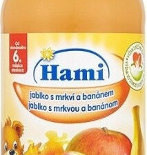 Hami džus jablko s mrkví a banánem 300ml 6M C-39