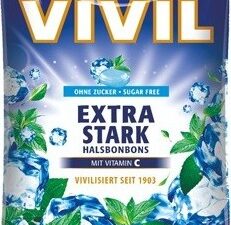 Vivil Extra silný mentol+vit.C bez cukru 60g