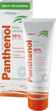 MedPharma Panthenol 10% Sens.těl.ml.200+30mlZDARMA