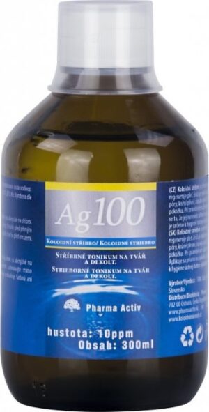 Koloidní stříbro Ag100 10ppm 300ml