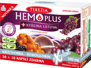 TEREZIA Hemoplus+Kyselina listová cps.60