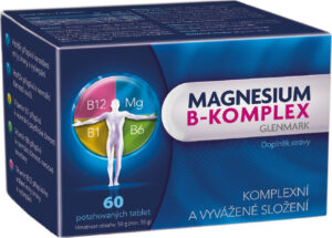 Magnesium B-komplex Glenmark 60 potah.tablet