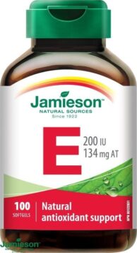 JAMIESON Vitamín E 200 IU cps.100