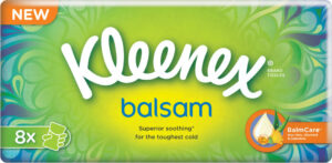 KLEENEX Kapesníky papírové Balsam Hanks 8x9ks