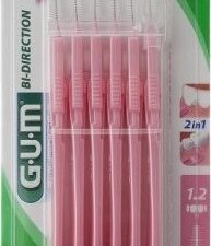 GUM mez.kart. BI-DIRECTION růž. 1.2mm 6ks G2614M6