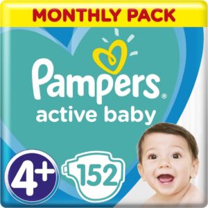 Pampers Active Baby Pleny Monthly Pack S4 152ks