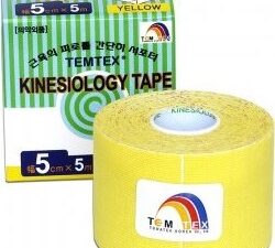 Tejp. TEMTEX kinesio tape žlutá 5cmx5m