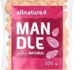 Allnature Mandle jádra natural 100 g