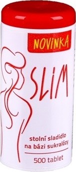 SLIM Stolní sladidlo na bázi sukralózy 30g tbl.500