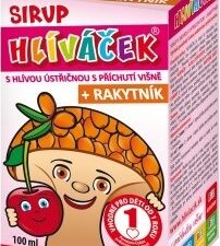 HLÍVÁČEK sirup s hlívou a rakytníkem VIŠEŇ 100ml