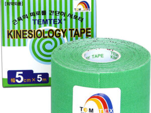 Tejp. TEMTEX kinesio tape zelená 5cmx5m