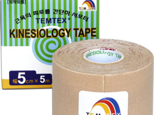 Tejp. TEMTEX kinesio tape béžová 5cmx5m