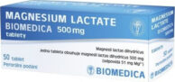 MAGNESIUM LACTATE BIOMEDICA 500MG neobalené tablety 100