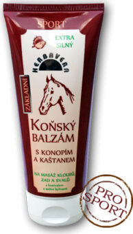 Koňský balzám konopí-kašt-kostival HERBAVERA 200ml