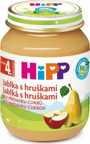 HiPP OVOCE BIO Jablka s hruškami 125g C-89 - balení 6 ks