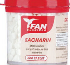 Fan sladidlo Sacharin 50g/800 tablet