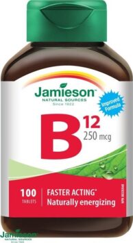 JAMIESON Vitamín B12 metylkobalamín 250mcg tbl.100
