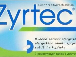 ZYRTEC 10MG potahované tablety 7