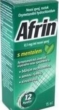 AFRIN S MENTOLEM 0,5MG/ML nosní podání SPR SOL 15ML
