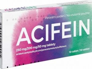 ACIFEIN 250MG/200MG/50MG neobalené tablety 10