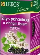 LEROS NATUR Žíly s pohankou a vinným listem 20x2g