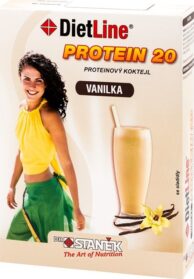 DietLine Protein 20 Koktejl Vanilka 3 sáčky