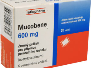 MUCOBENE 600MG perorální GRA SOL SCC 20