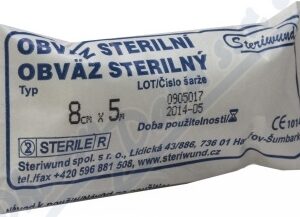 Obin.hydrofil.pletené ster.8cmx5m/1ks Steriwund