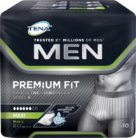 TENA MEN PU LEVEL 4 LARGE KALHOTKY ABSORPČNÍ NATAHOVACÍ,BOKY 95-125CM,1430ML