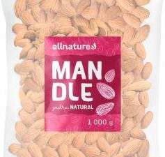 Allnature Mandle jádra natural 1000 g