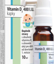 Vitamin D3 400 I.U. kapky 10 ml Generica