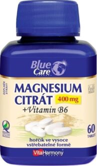VitaHarmony Magnesium citrát 400mg+vit.B6 tbl.60