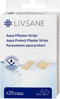 LIVSANE náplast voděodolná proužky 20ks