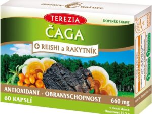 TEREZIA Čaga+Reishi a Rakytník cps.60